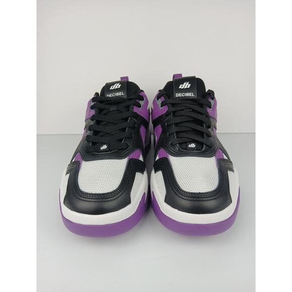 Decibel Shoes Men's Size US 10 Purple/White/Black DBVOL1, New Without Box - Picture 3 of 13